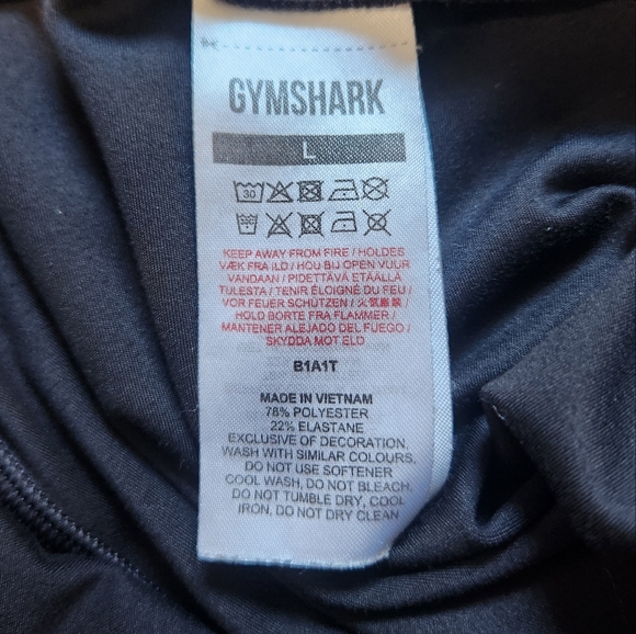 Gymshark Black Leggings Large - Picture 5 of 5